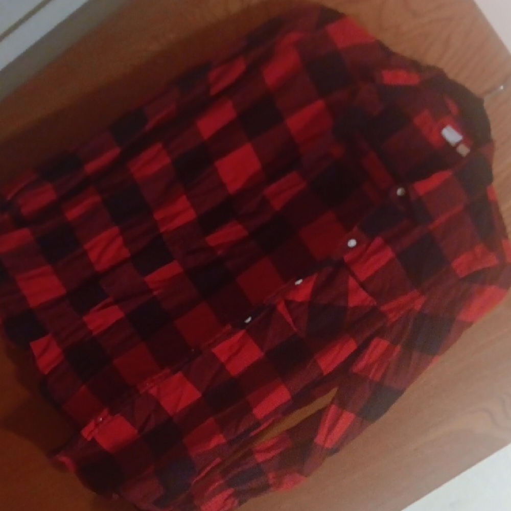 GAP Red and Black Checkered Shirt